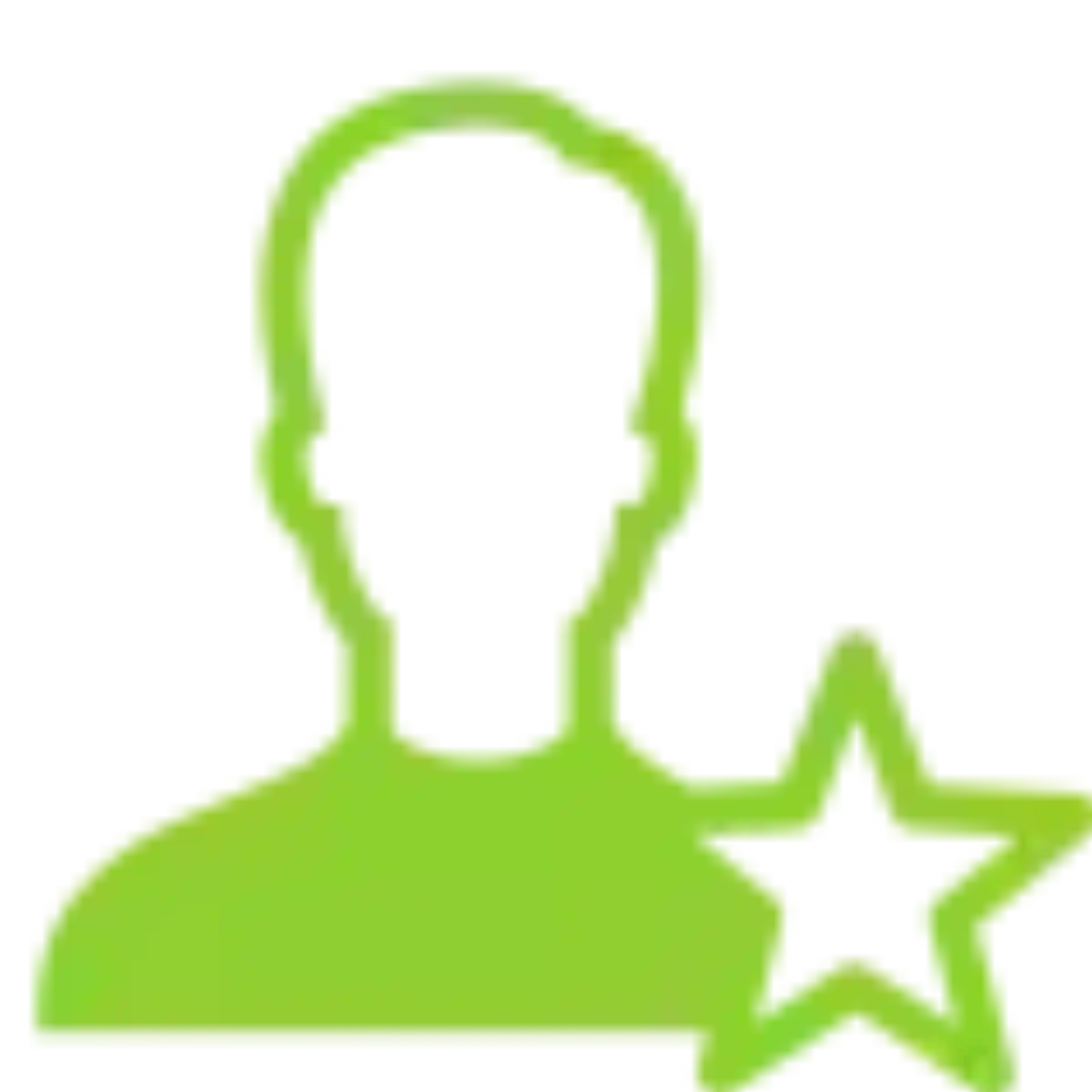User profile icon with a star, representing a favorite or VIP user